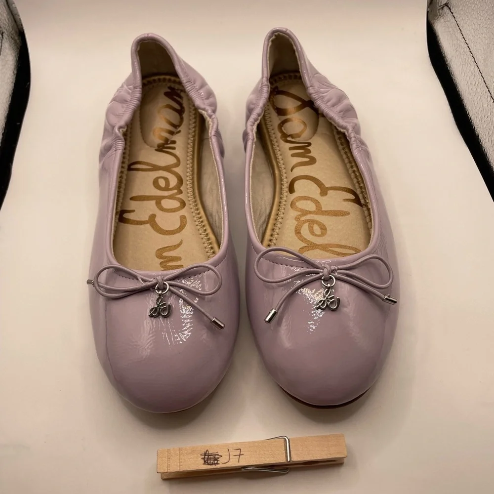 Sam Edelman Felicia kids orchid flats size 4